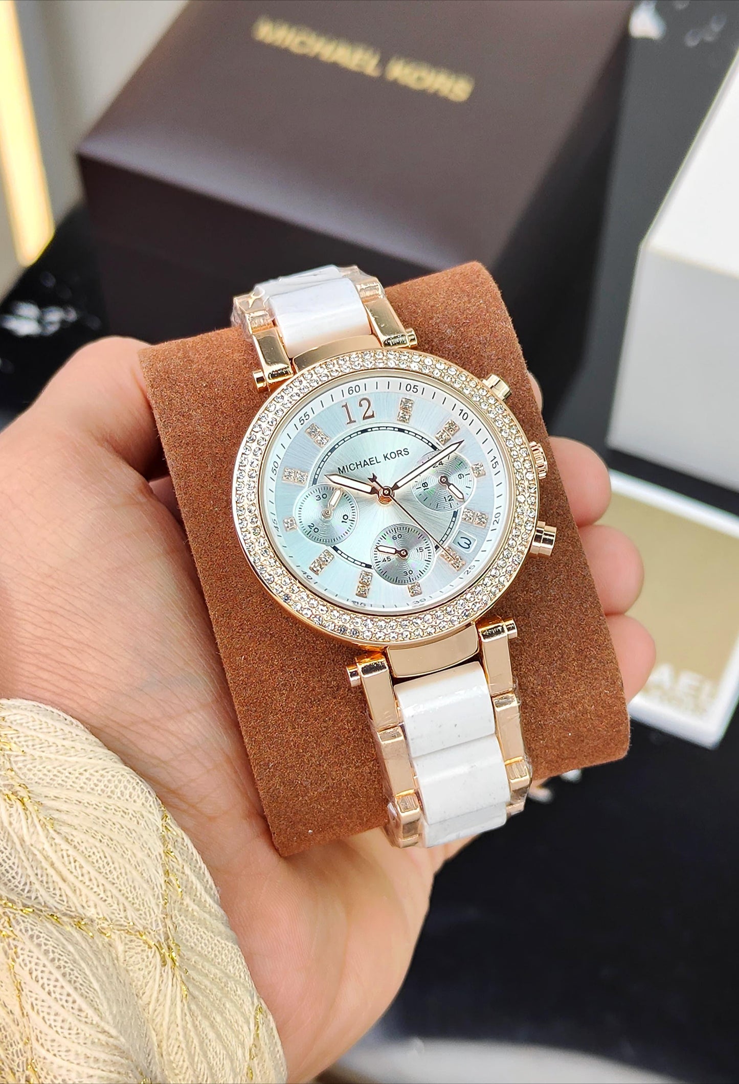 MICHAE_L KORS PARKER WHITE