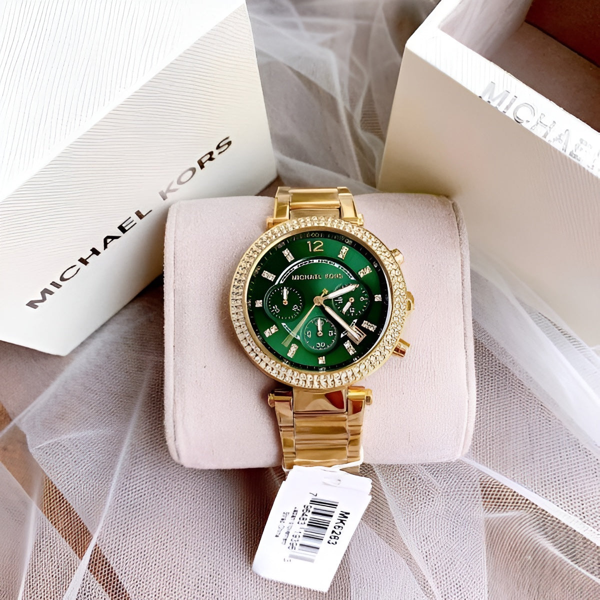 Michael Kors Parker Gold-Green