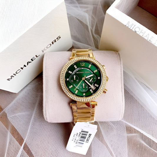 Michael Kors Parker Gold-Green