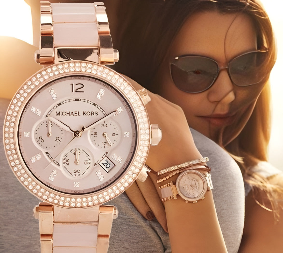 MICHAEL KORS PARKER ROSE GOLD