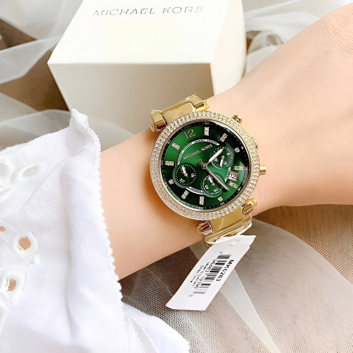 Michael Kors Parker Gold-Green