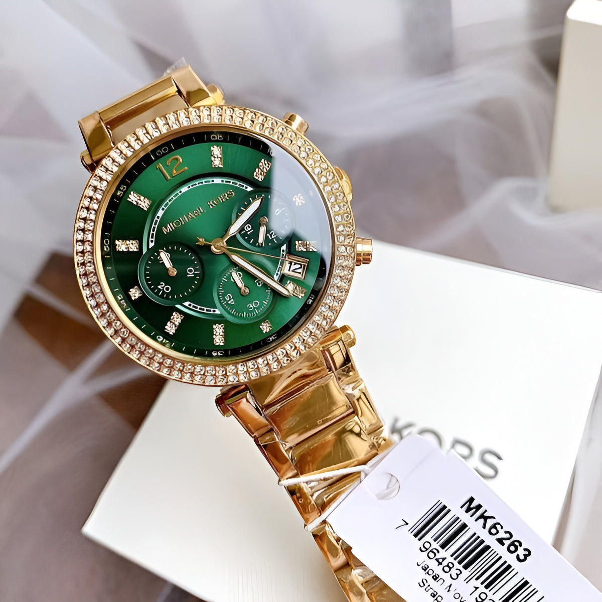 Michael Kors Parker Gold-Green