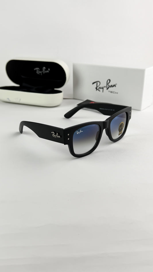 RAYBA_N BLACK BLUE SHADED  840 SUNGLASSES