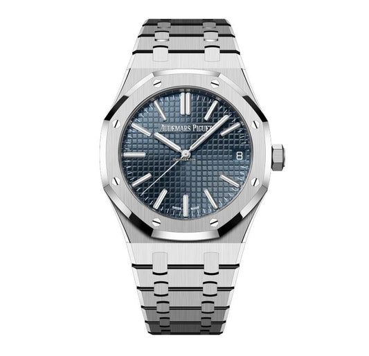 Audemars_piguet royal Oak Quartz Silver-Blue