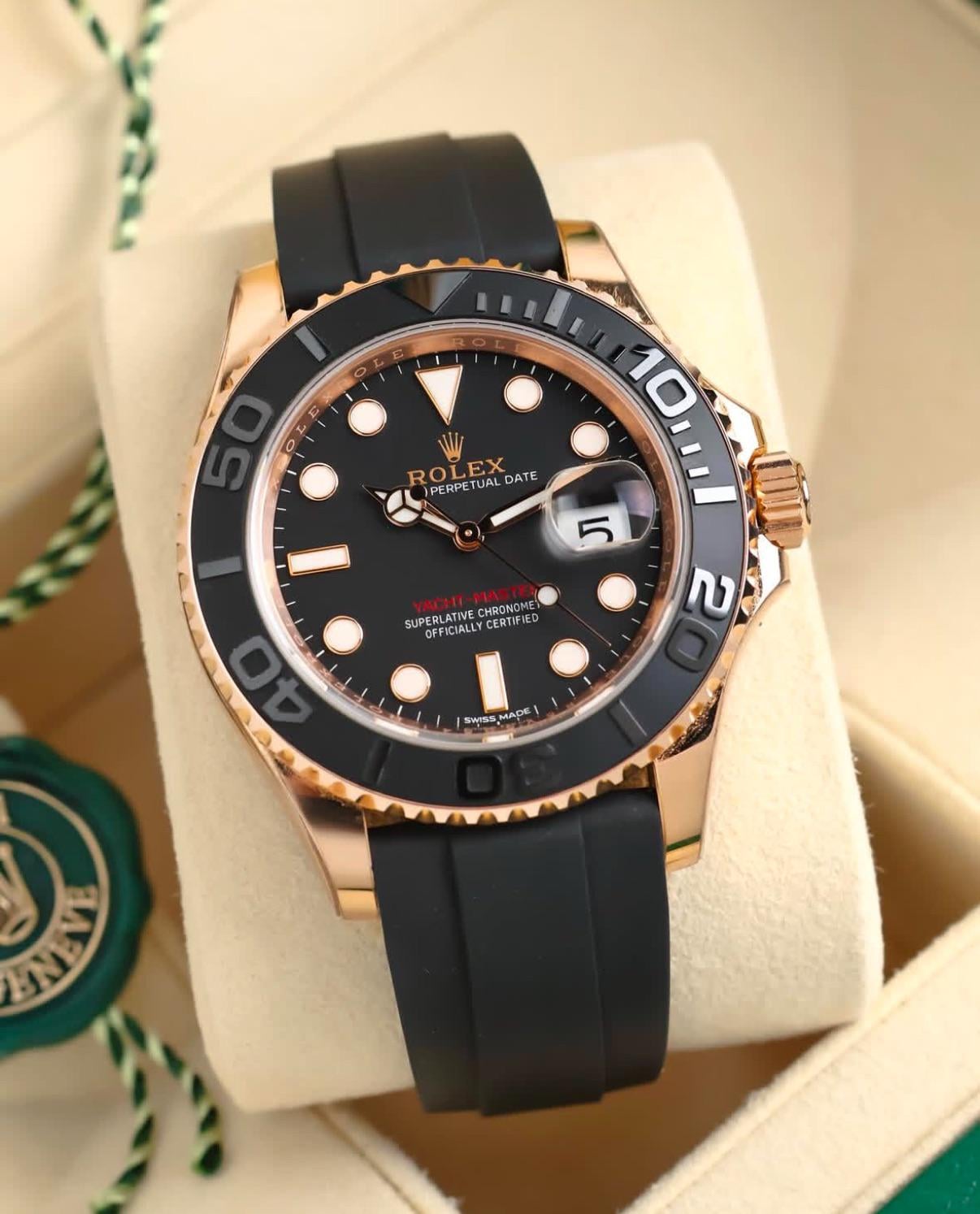 ROLE_X YATCHMASTER ROSE GOLD